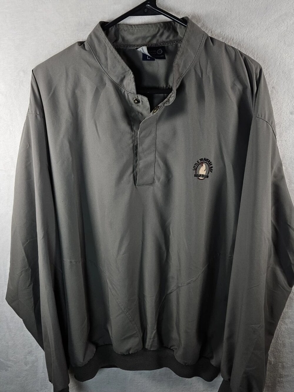 Vintage Sunderland of Scotland Golf Windbreaker Gray Men's Size Large